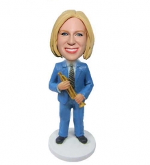 Trumpet player bobbleheads