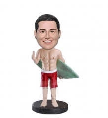 Surfing Custom Bobblehead doll