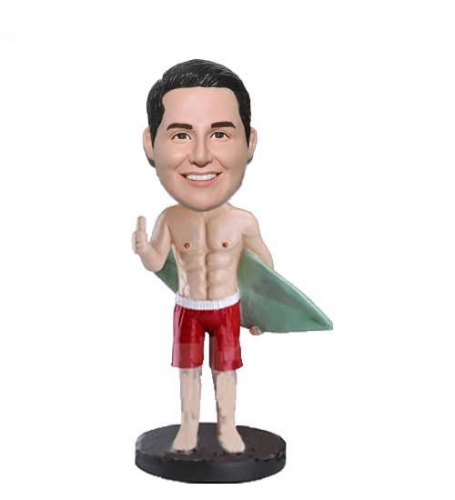 Surfing Custom Bobblehead doll