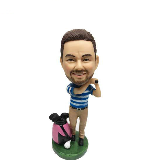 Golf bobbleheads that look like you