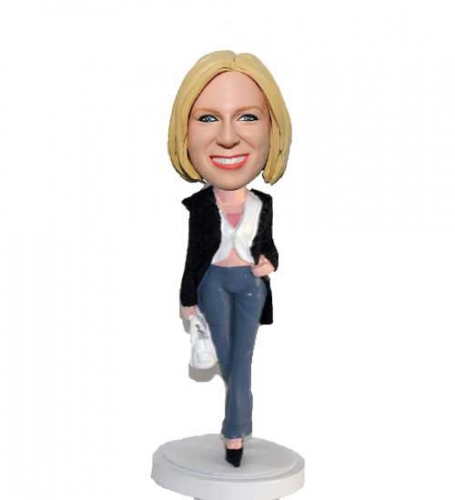 Custom Female Bobblehead for her birthday