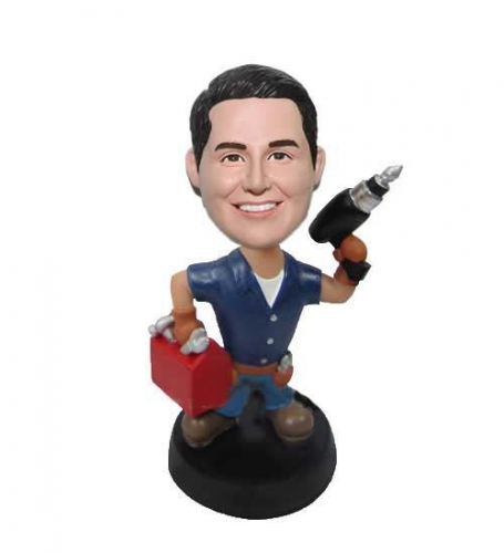 Repairman custom bobbleheads plumber