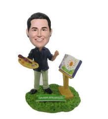 Custom artist teacher painter bobbleheads