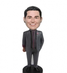 Customized Bobblehead with Scarf
