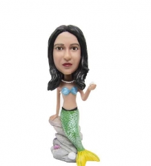 Custom Mermaid Bobble head Doll