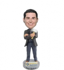 Bobblehead doll with Mic
