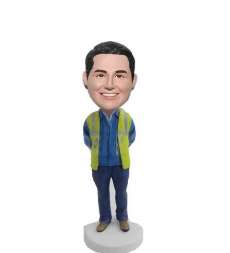 Bobblehead doll Construction Engineer