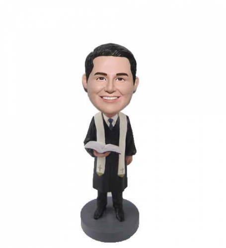 Wedding officiant Bobblehead doll