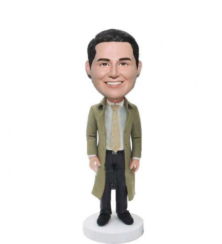 Cool Bobblehead with windbreaker