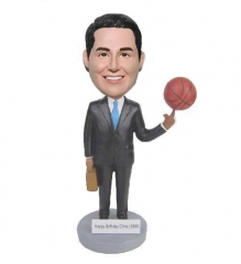 Bobblehead custom basketball coach