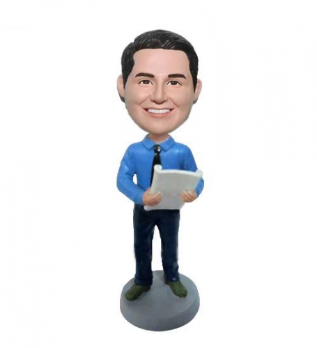 Professor/teacher/office man bobbleheads