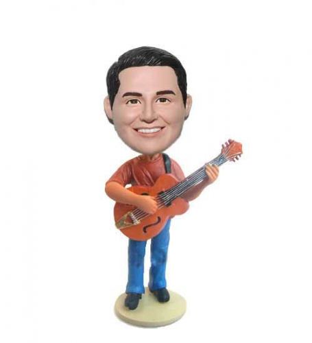 Rock star bobble heads