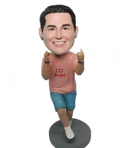 Custom bobbleheads middle finger