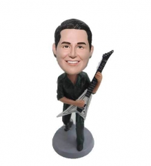 Custom guitar bobble head dolls