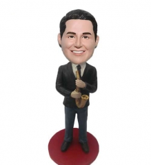 Custom Sax Man bobble head