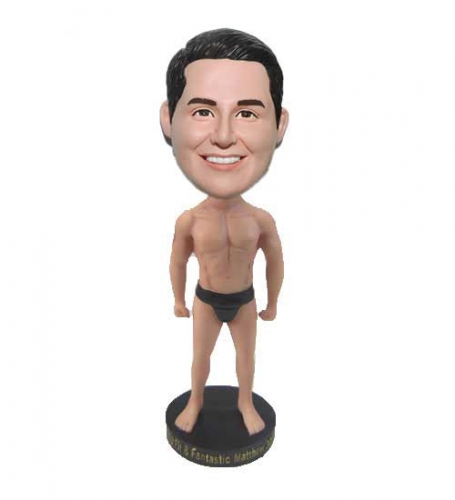 Body builder bobblehead maker