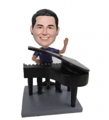 Custom Pianist bobbleheads composer