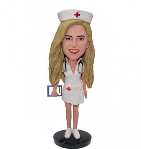 Nurse bobblehead doll