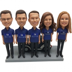 Group Team Custom bobbleheads for 5