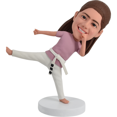 Customized bobblehead Taekwondo