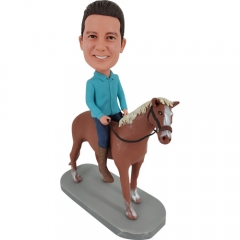 Custom bobbleheads Horse racing/riding