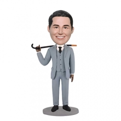 Custom bobblehead Detective