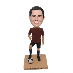 Custom Bobblehead Soccer coach