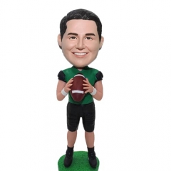 Custom Bobblehead Rugby Player