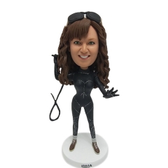 Personalized Catwoman Bobble