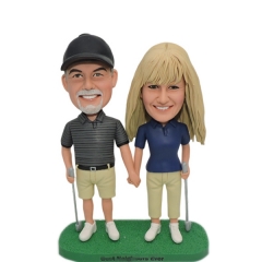 Custom Golf Couple Bobblehead Dolls