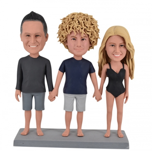 Custom Bobbleheads family