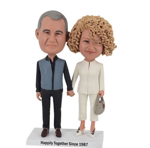 Husband and Wife Bobbleheads