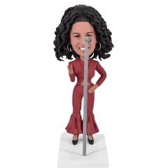 Singer Bobble head Custom for female