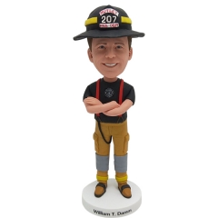Custom Fireman firefighter bobblehead