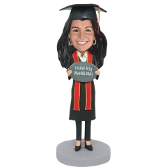 Graduation Bobblehead Holding Board