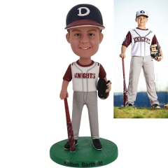 Baseball Bobblehead Kid from photo