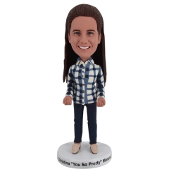 Personalized Bobblehead card holder from photo