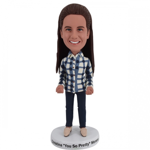 Personalized Bobblehead card holder from photo