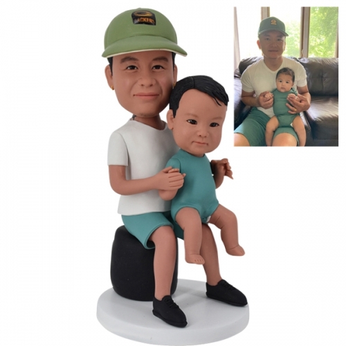 Father's day Bobbleheads for Dad and Son