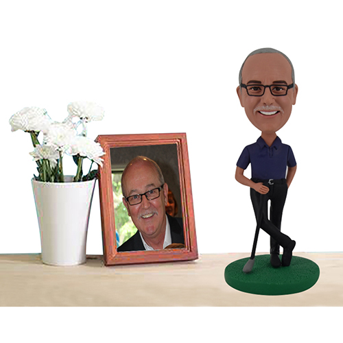 Custom Golf bobblehead from photo