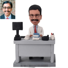 Custom Bobblehead Doctor with desk