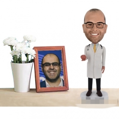 Custom heart Doctor Bobblehead