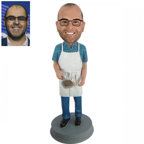 Chef Bobblehead Custom with apron