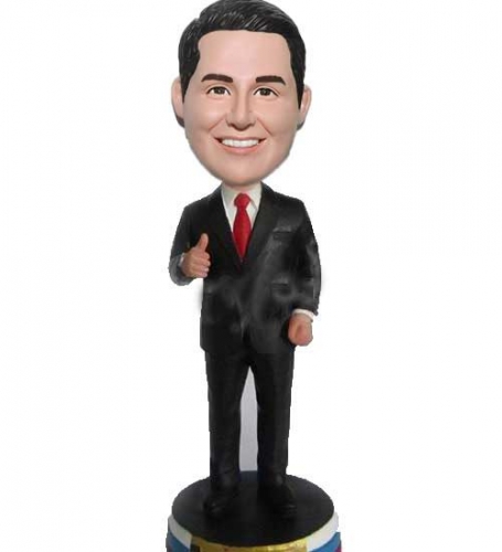 Custom Office Bobbleheads with company logo