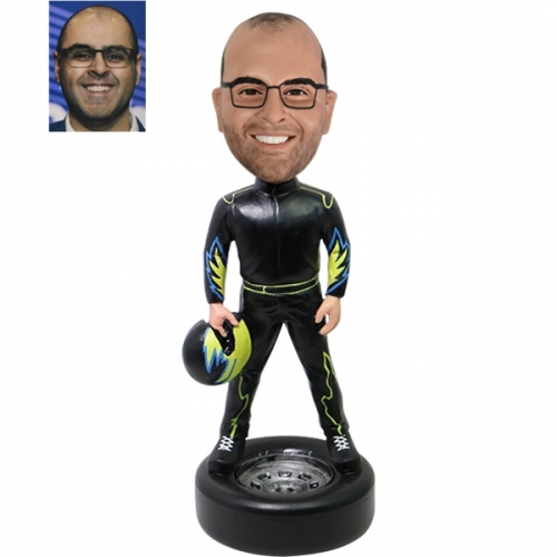 Custom Racing Bobblehead racer doll