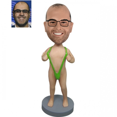 Custom Mankini bobblehead funny