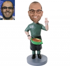 Chef Bobblehead Custom with food