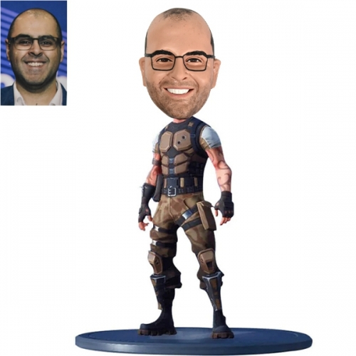 Custom Game Bobblehead  Fortnite Character