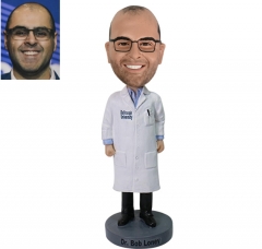 Scientist Doctor Bobbleheads Customized doll with white coat