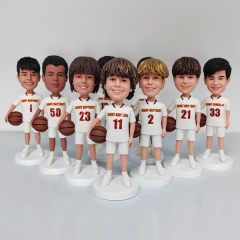 10 Different Bulk Bobblehead for Group custom face and body